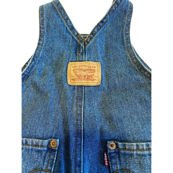 Baby Levi Overalls 6-9 months Soft Denim Ready for Fall!!! - Picture 4 of 5